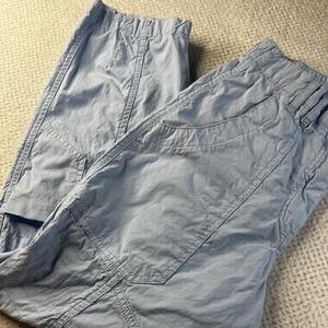 Maeve Anthropologie‎ Light Blue Cargo Pants Women's Size 6 Relaxed Fit